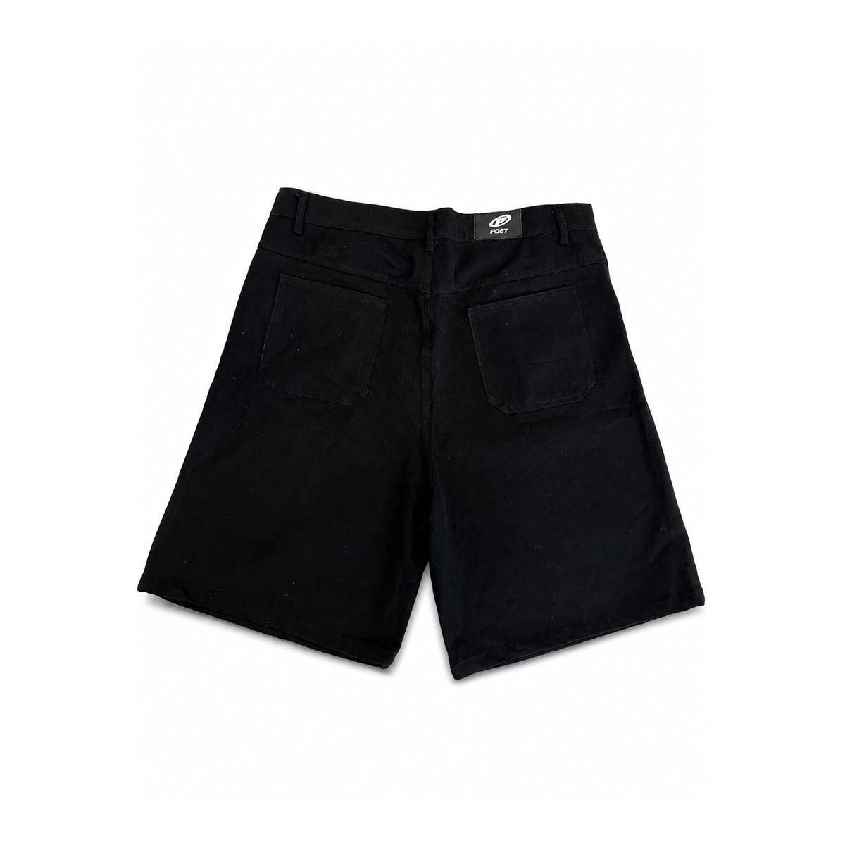 Poet' Pleated Black Shorts