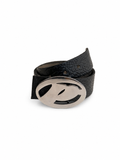 Poet Logo Buckle Black Belt