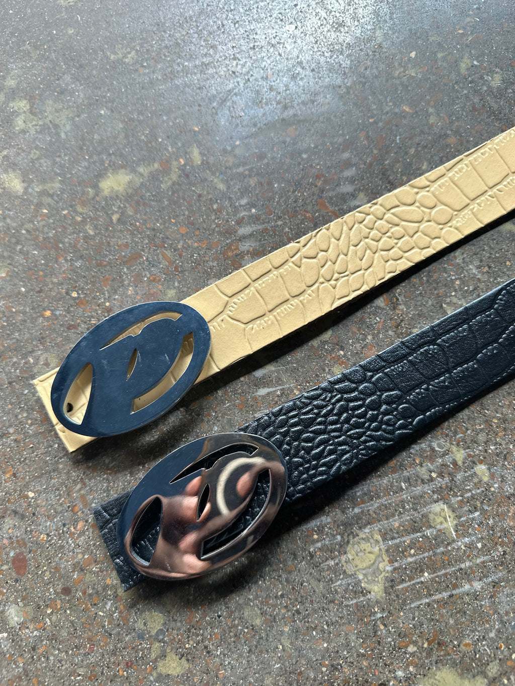 Poet Logo Buckle Black Belt