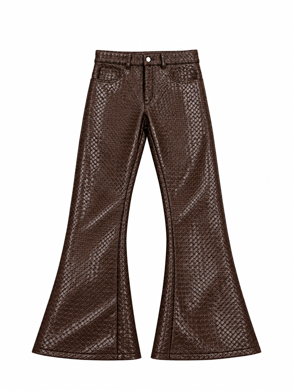 Poet' Interwoven Leather Pants
