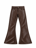 Poet' Interwoven Leather Pants