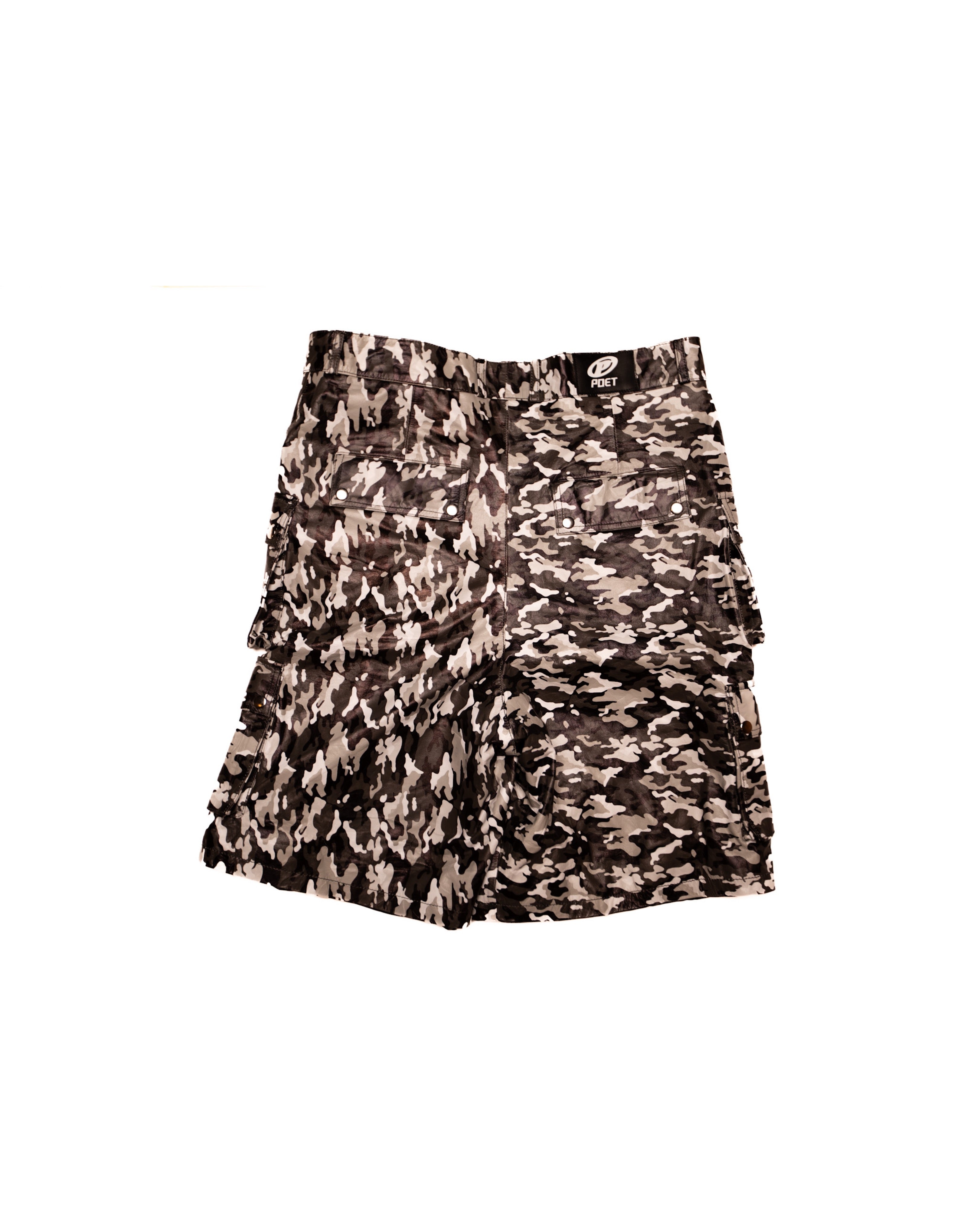 Snow Camouflage Cargo Shorts
