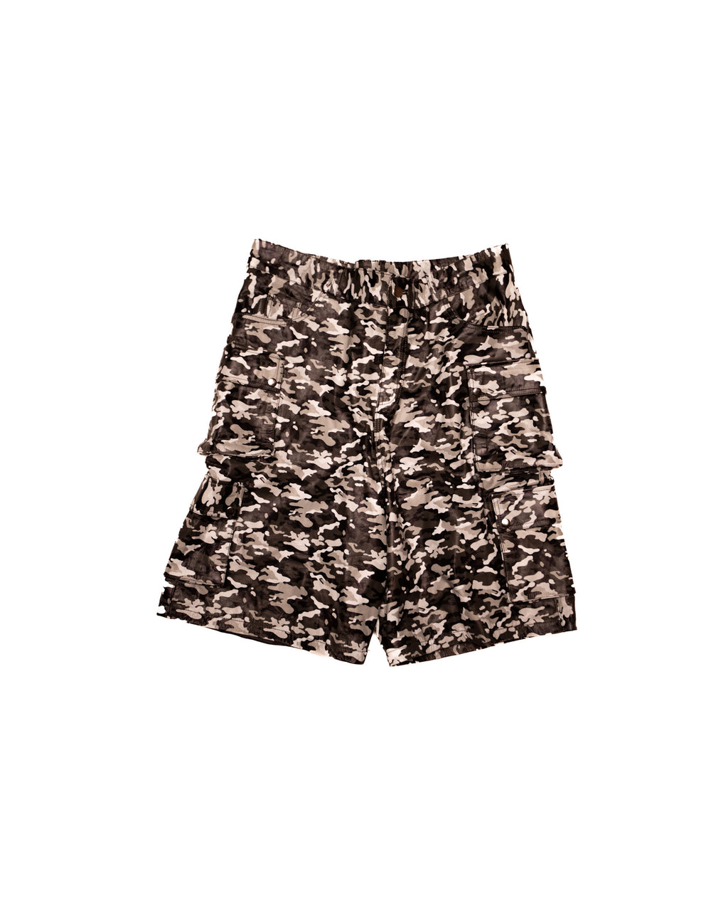 Snow Camouflage Cargo Shorts